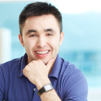 confident smiling businessman